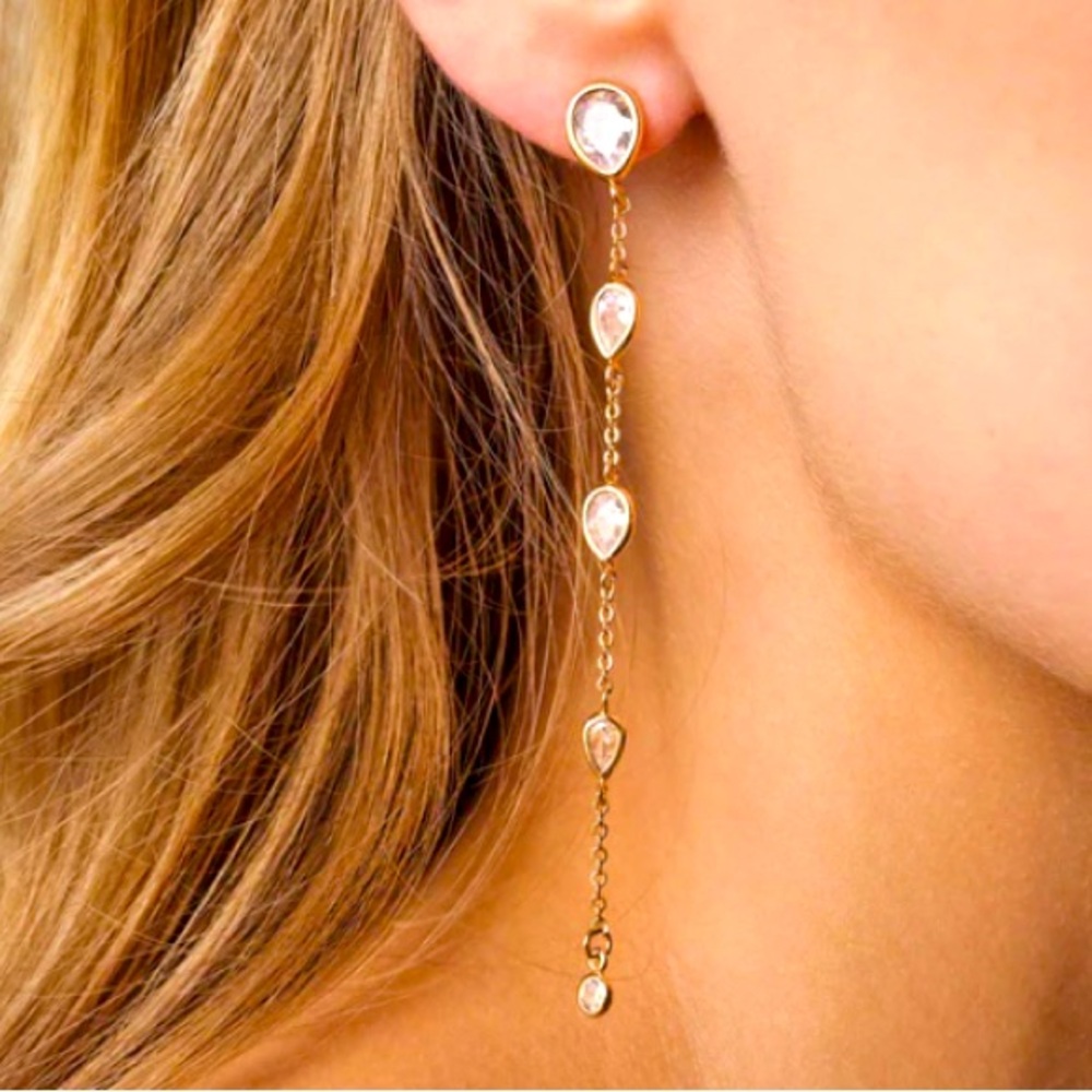Ettika Crystal Dangle Earrings